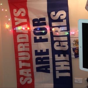 Saturday’s are for the girls flag